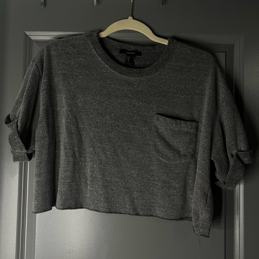 Forever 21 thick cropped t-shirt